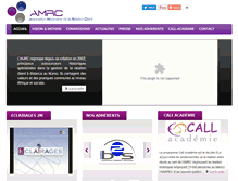 Tablet Screenshot of amrc.ma