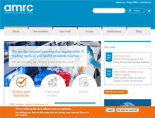 Tablet Screenshot of amrc.org.uk